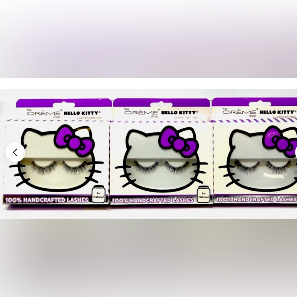 THE CREME HELLO KITTY EYELASH EXTENSIONS ADDING VOLUME *ONE SET